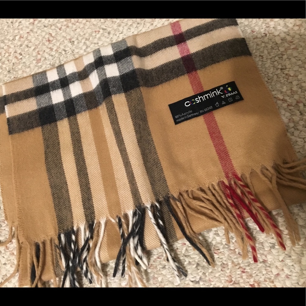 Brown elegant warm scarf unisex
